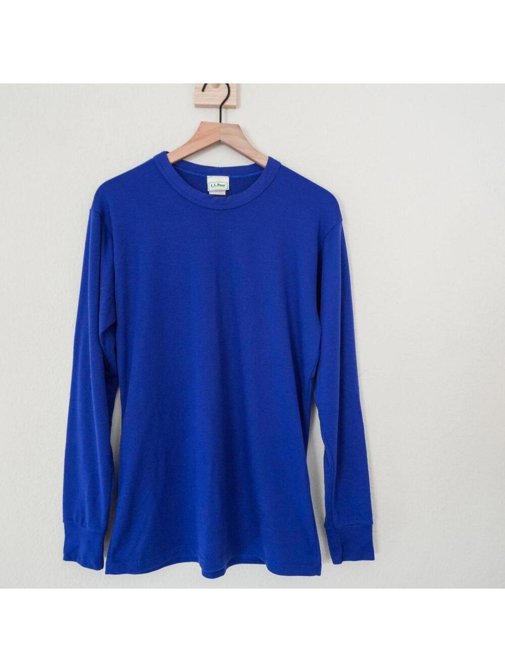L.L. Bean Shirt Women's Blue VTG